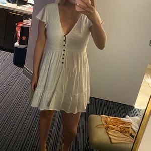 Vici White Eyelet Dress